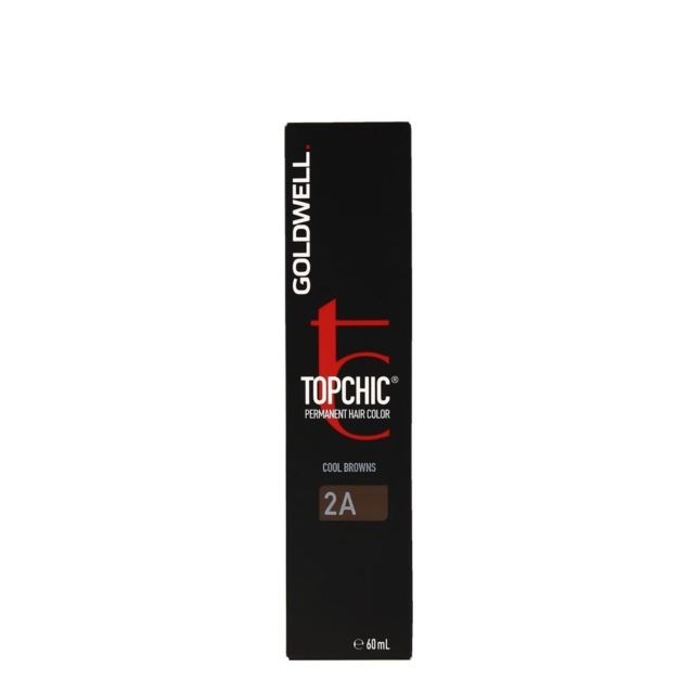 Topchic 2A Cool Browns Blue Black Permanent Hair Color 60ml