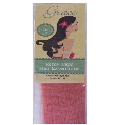 Hair Extensions Tape 45 Light Pink